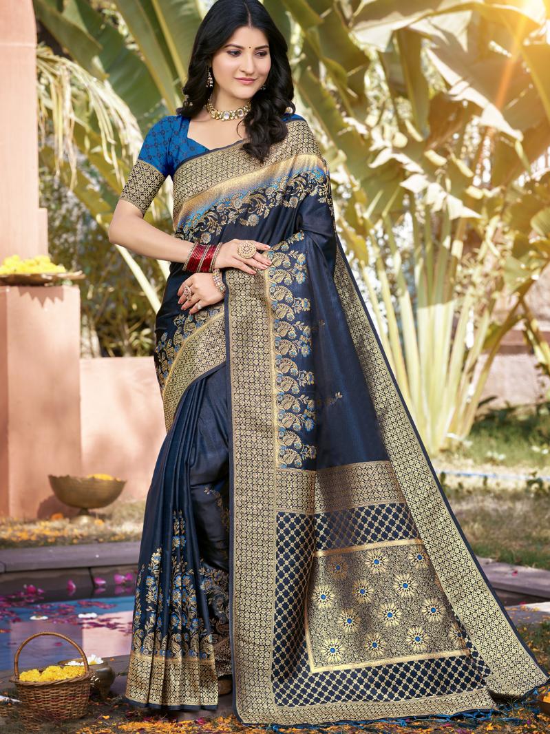 Bunawat Kangana Wedding Wear Satin Silk Saree Collection